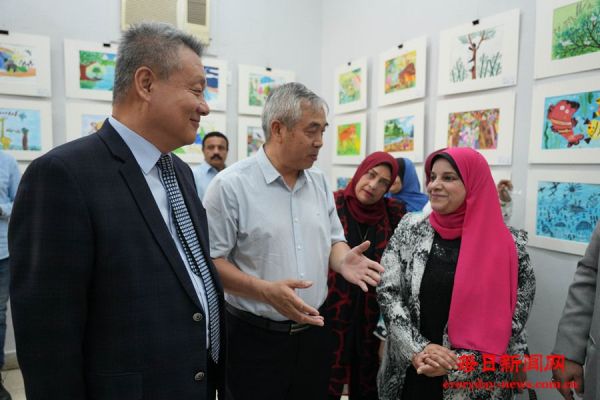 “走近原生态”儿童画国际巡展在开罗展出