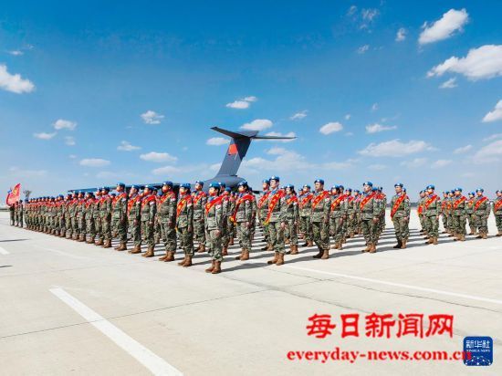 中国第27批赴刚果（金）维和部队凯旋