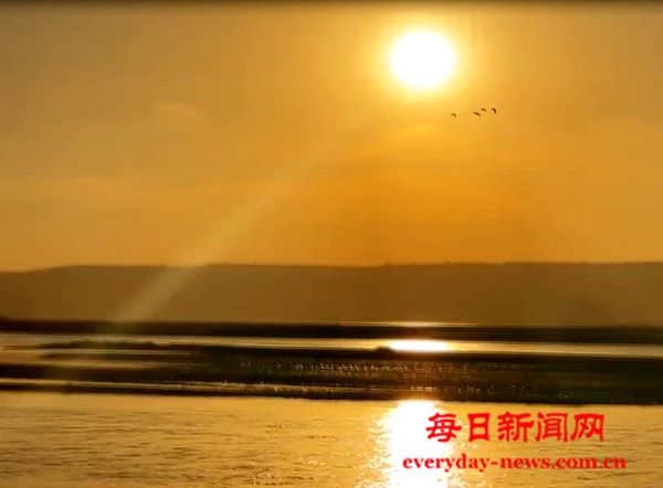 山西万荣：夕阳美景就此时