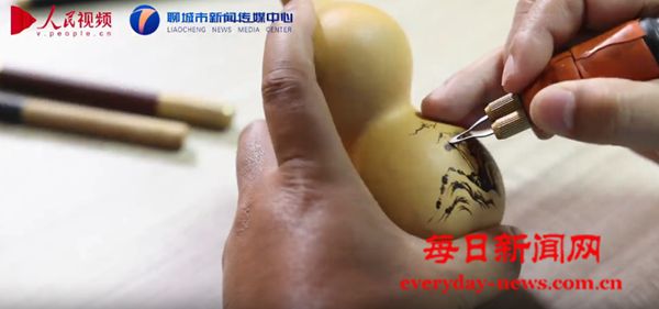 山东手造｜东昌葫芦雕刻：以刀为笔绘“福禄