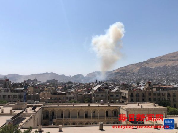 以军打击叙政权军事总部入口