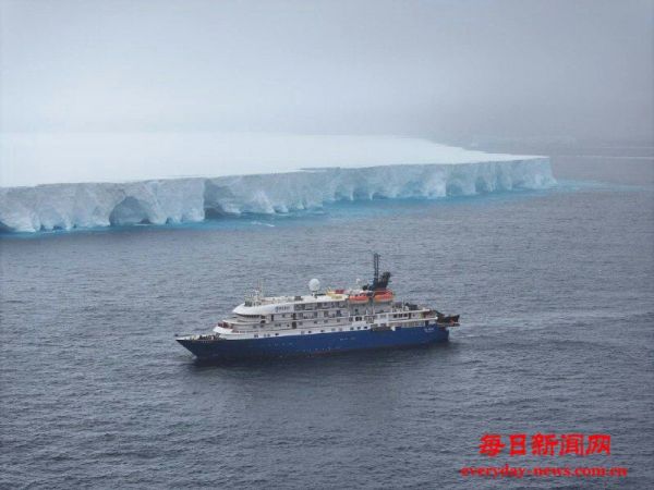 世界最大冰山A23a再断裂 面积单次缩减